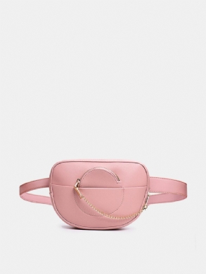 Női Lánc Deréktáska Tömör Telefontáska Crossbody Táska