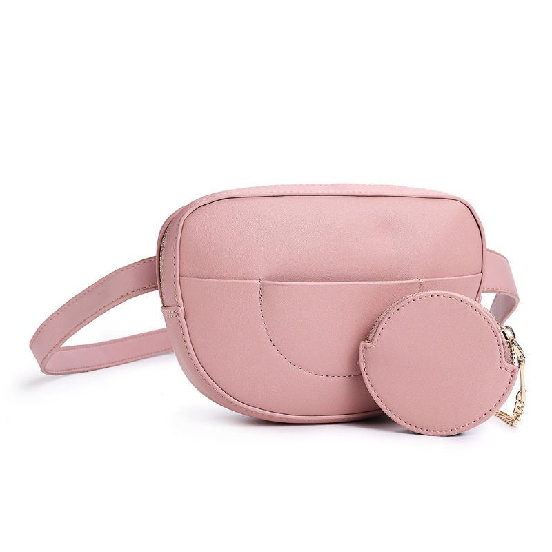 Női Lánc Deréktáska Tömör Telefontáska Crossbody Táska