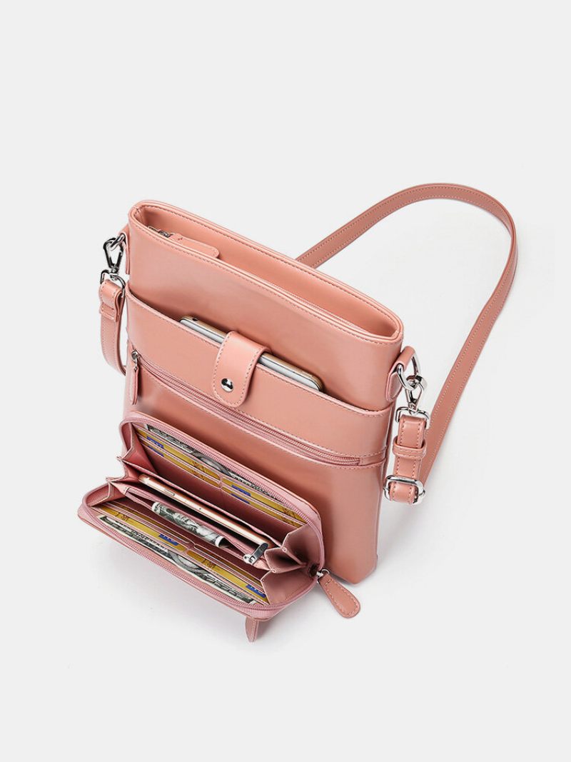 Női Lopásgátló Solid 2 Pice Multifunkciós Crossbody Táska