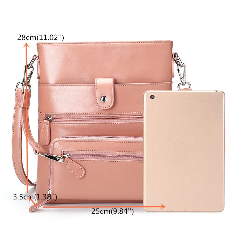 Női Lopásgátló Solid 2 Pice Multifunkciós Crossbody Táska