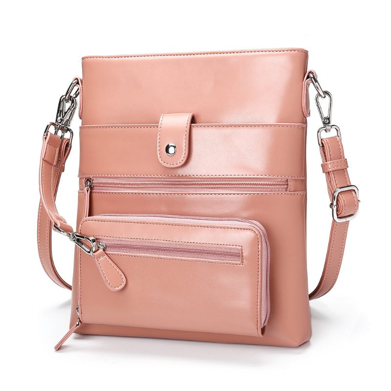 Női Lopásgátló Solid 2 Pice Multifunkciós Crossbody Táska