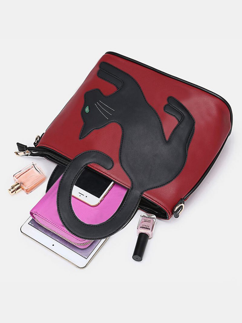 Női Macskamintás Kézitáska Crossbody Táska