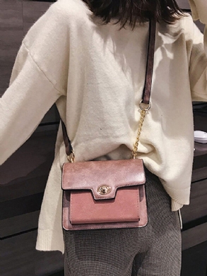 Női Műbőr Borítású Válltáska Crossbody Táska