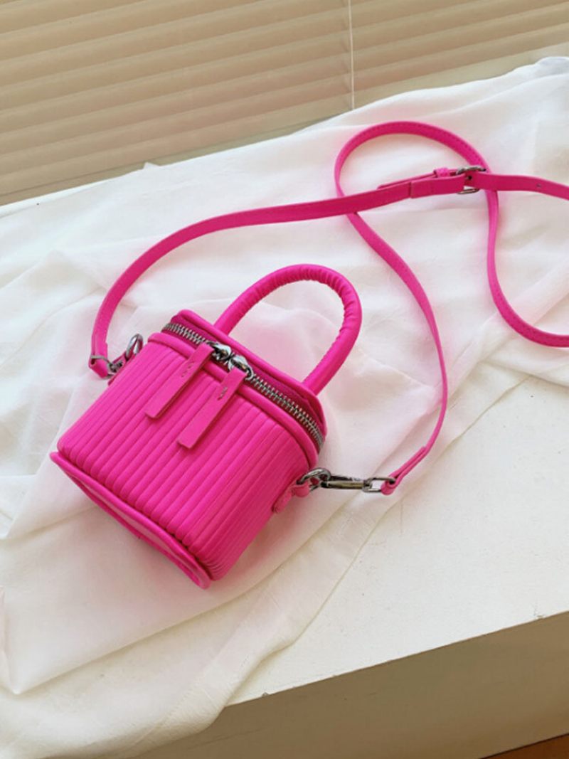 Női Műbőr Divat Vásárlás Solid Candy Élénk Színű Mini Kézitáska Crossbody Táska