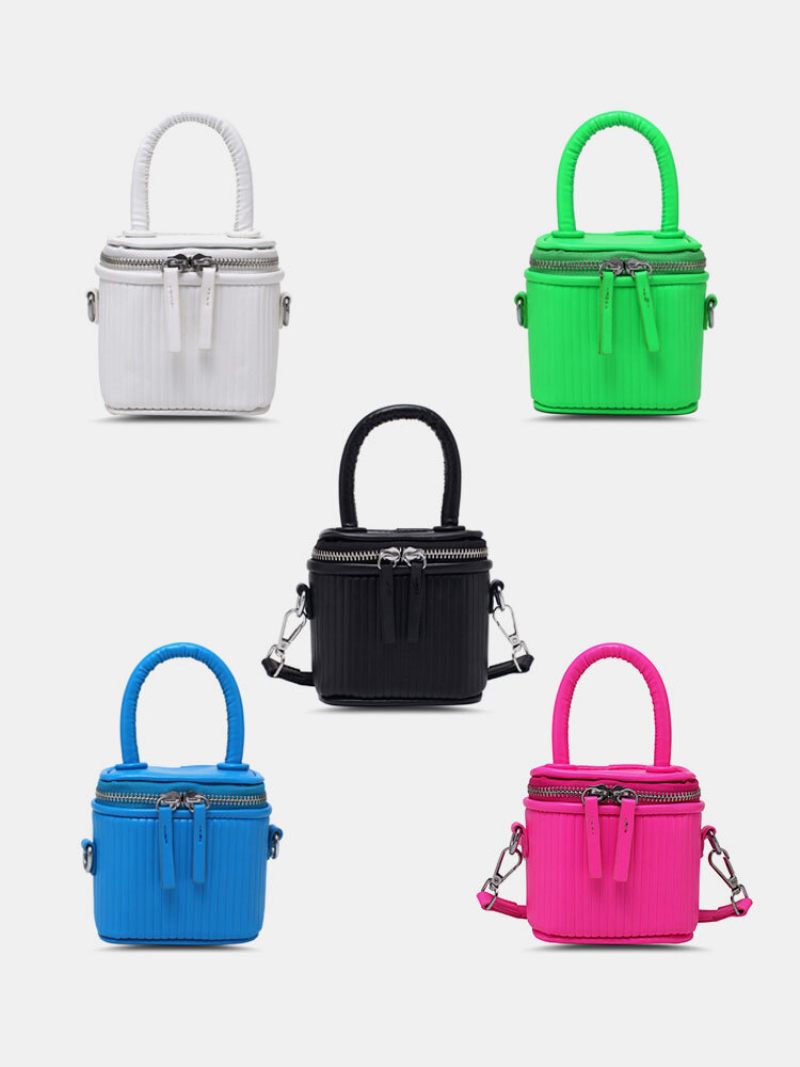 Női Műbőr Divat Vásárlás Solid Candy Élénk Színű Mini Kézitáska Crossbody Táska