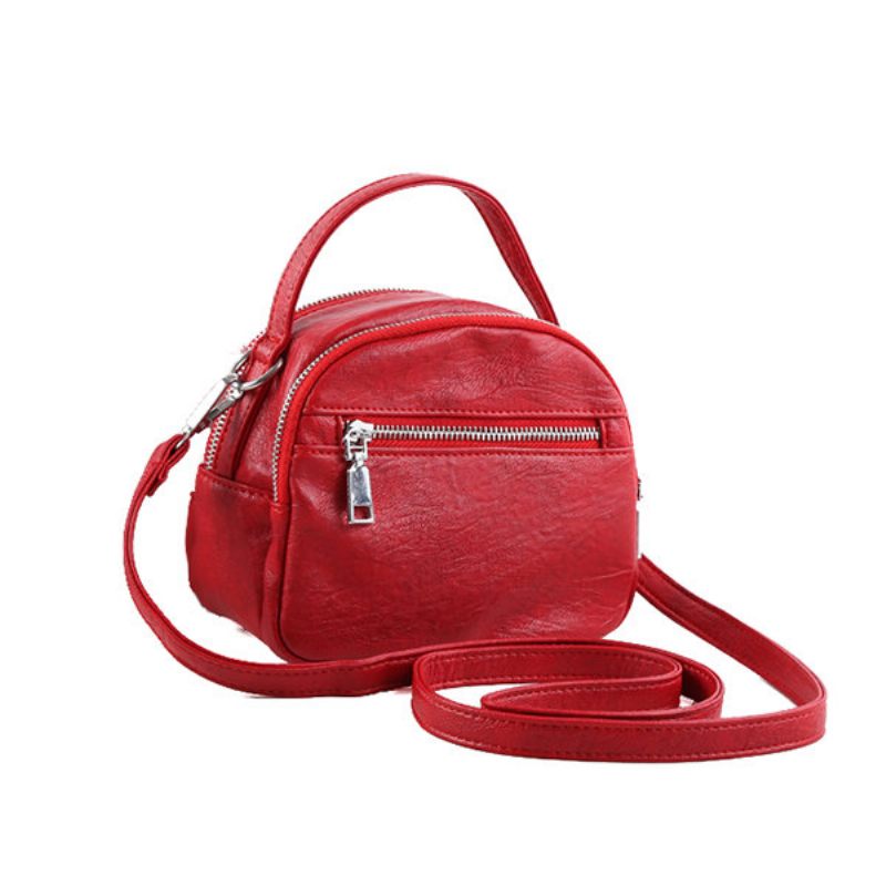 Női Műbőr Mini Telefontáskák Multi-slot Retro Crossbody Táskák