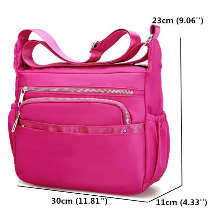 Női Nylon Alkalmi Kültéri Crossbody Táska Válltáska