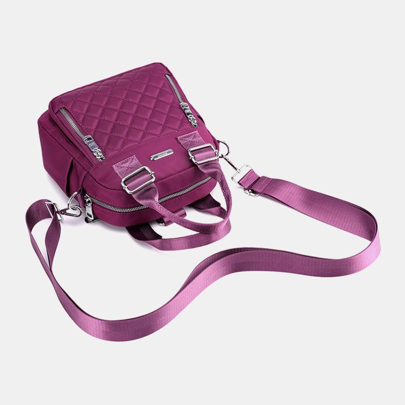 Női Nylon Diamond Crossbody Táska Hátizsák