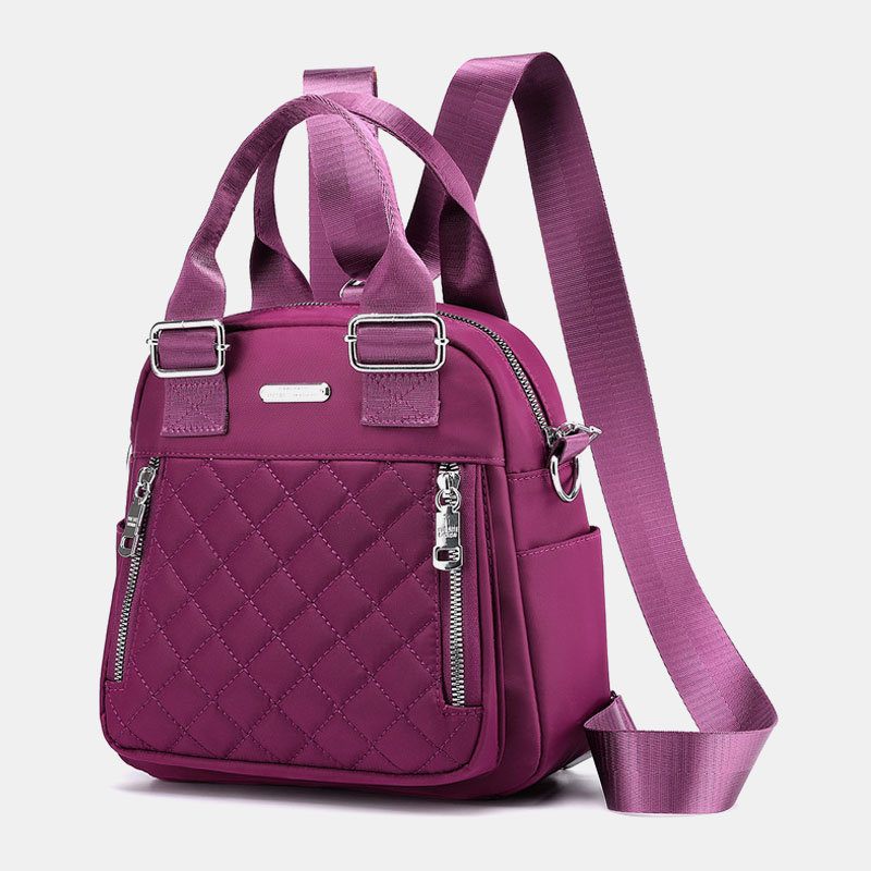 Női Nylon Diamond Crossbody Táska Hátizsák