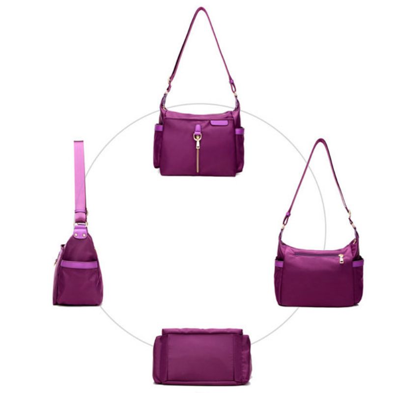 Női Nylon Legújabb Crossbody Bag Bevásárlótáska Válltáska