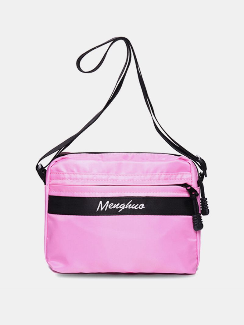 Női Nylon Light Candy Color Small Crossbody Táska Válltáskák Telefontáskák