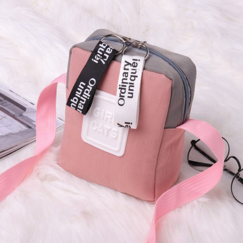 Női Nylon Mini Crossbody Táskák Hit Color Telefontáskák