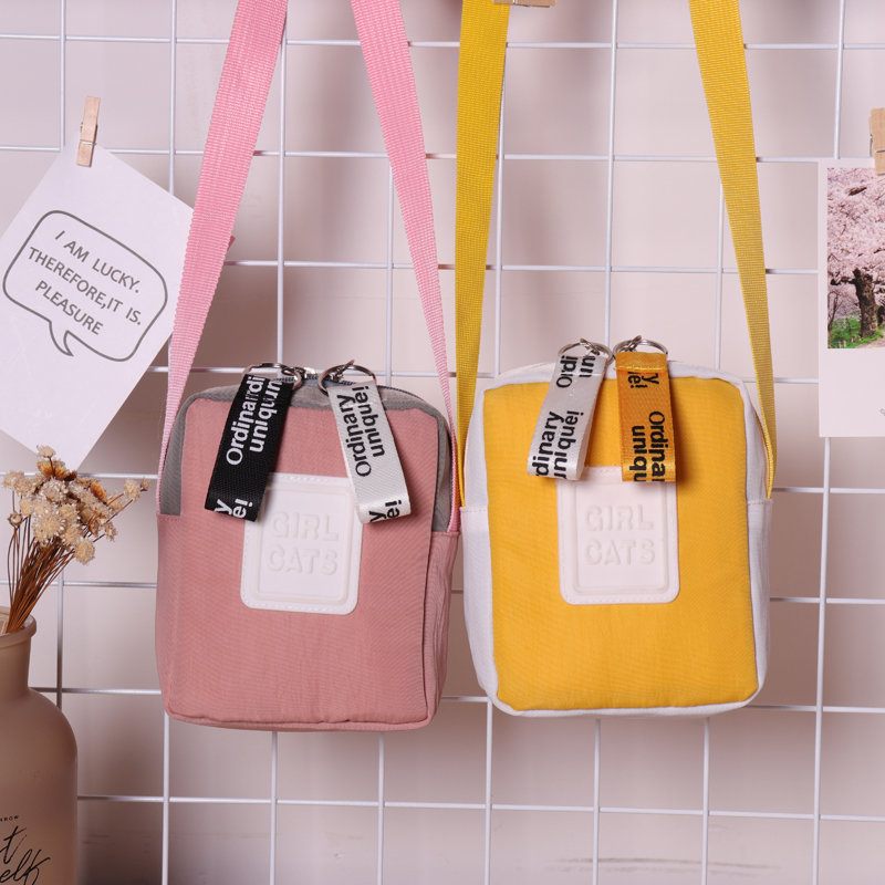 Női Nylon Mini Crossbody Táskák Hit Color Telefontáskák