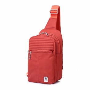 Női Nylon Tömör Melltáska Alkalmi Sport Crossbody Táska