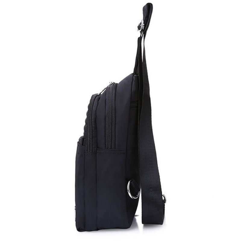 Női Nylon Tömör Melltáska Alkalmi Sport Crossbody Táska