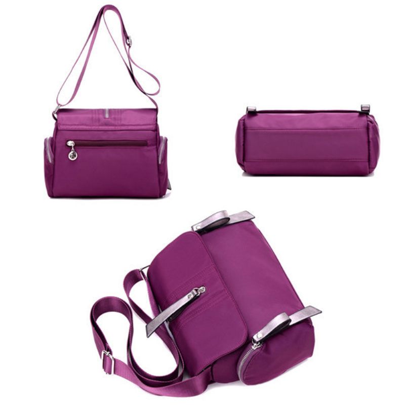 Női Nylon Vízálló Alkalmi Kültéri Válltáska Crossbody Táska