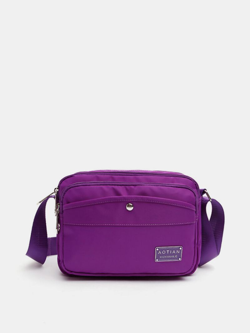 Női Nylon Vízálló Crossbody Táskák Masszív Többrésű Válltáskák