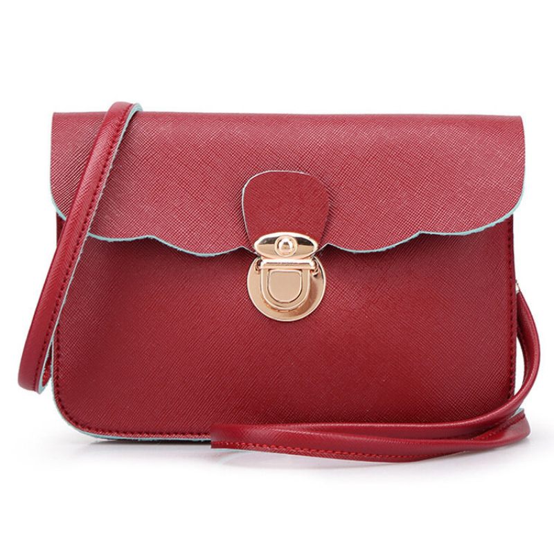 Női Pu Bőr Borítású Telefontáska Little Crossbody Bag Futártáska