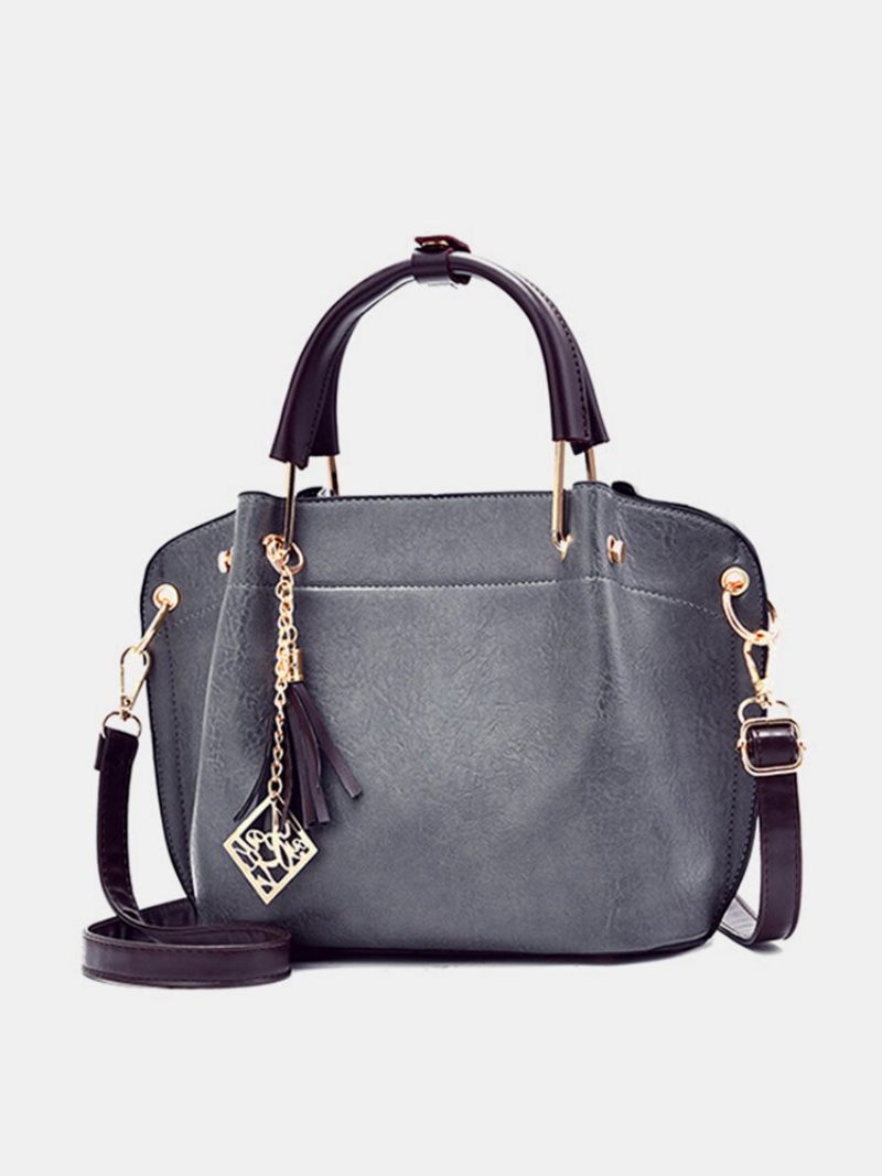 Női Pu Bőr Vintage Kézitáska Crossbody Táska