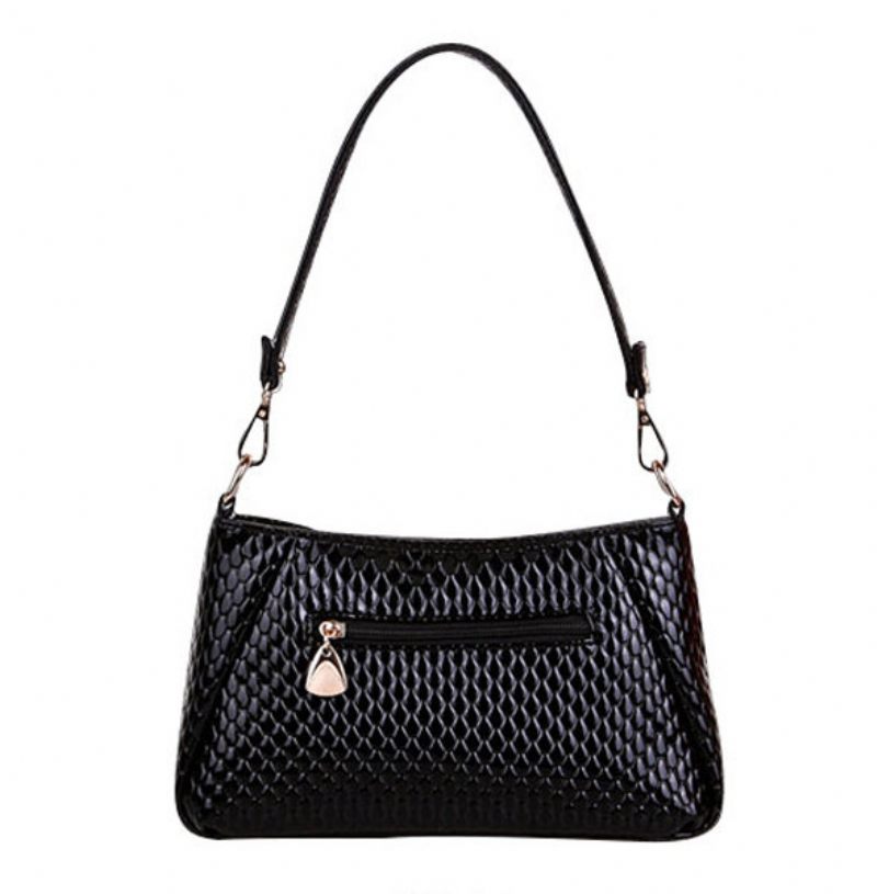 Női Pu Crocodile Crossbody Bag Válltáska Bevásárlótáska