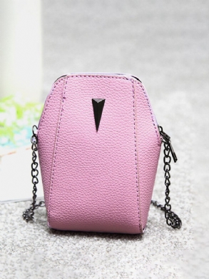 Női Pu Krokodil Mintás Lánctáska Telefontáska Kuplungtáska Crossbody Táska