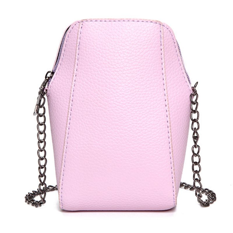 Női Pu Krokodil Mintás Lánctáska Telefontáska Kuplungtáska Crossbody Táska