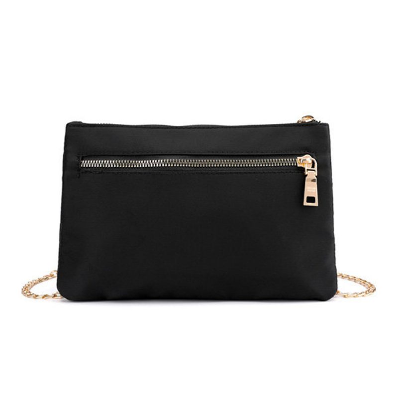 Női Pure Color Több Zsebes Válltáskák Lánc Crossbody Táskák