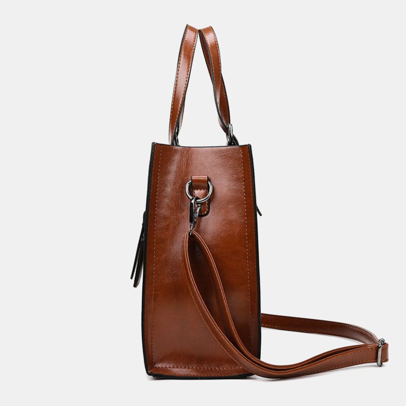 Női Retro Nagy Kapacitású Crossbody Táska Kézitáska