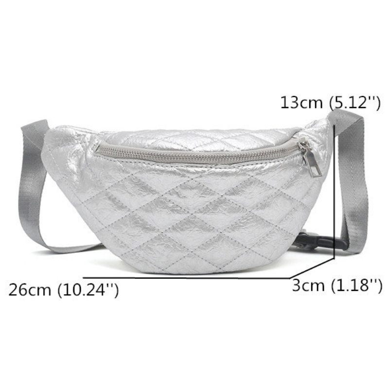 Női Solid Leisure Többfunkciós Puha Bőrből Készült Táskák Varrással Crossbody