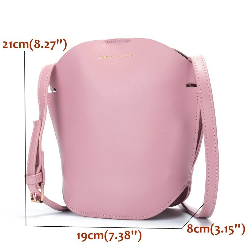 Női Stílusos Pu Bőr Bukcet Táskák Válltáskák Crossbody Bag Telefontáskák