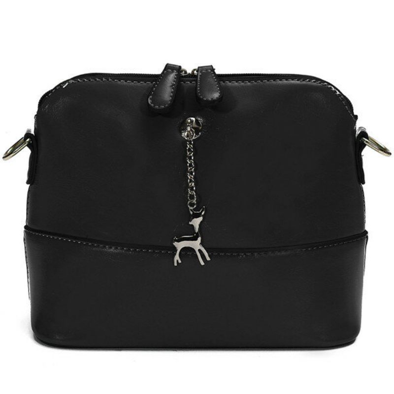 Női Szarvas Akasztós Tiszta Színű Crossbody Táska