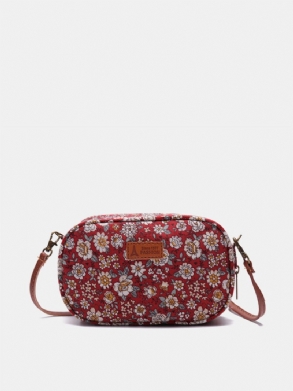 Női Szövetek Mini Print Crossbody Bag Szabadidős Telefontáska