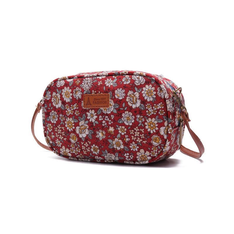 Női Szövetek Mini Print Crossbody Bag Szabadidős Telefontáska