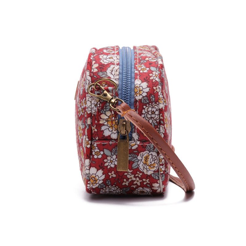 Női Szövetek Mini Print Crossbody Bag Szabadidős Telefontáska