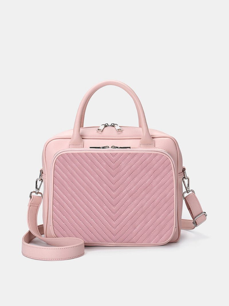 Női Tervező Csíkos Utazó Laptoptáska Crossbody Táska