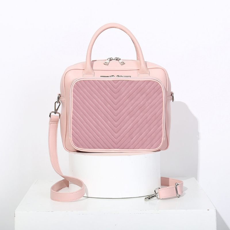 Női Tervező Csíkos Utazó Laptoptáska Crossbody Táska