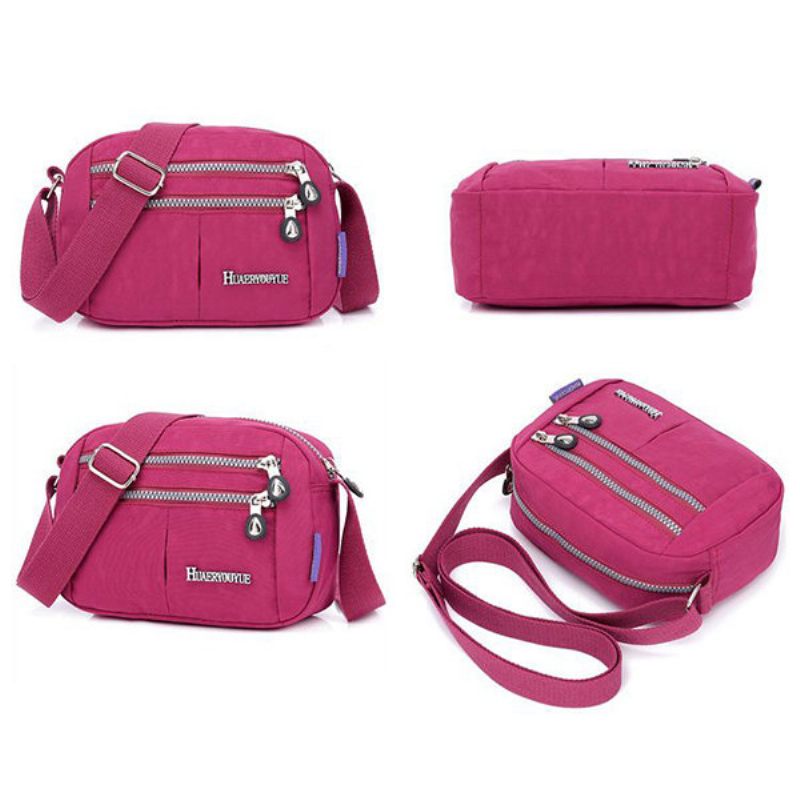 Női Több Zsebes Crossbody Táska Vízálló Nylon