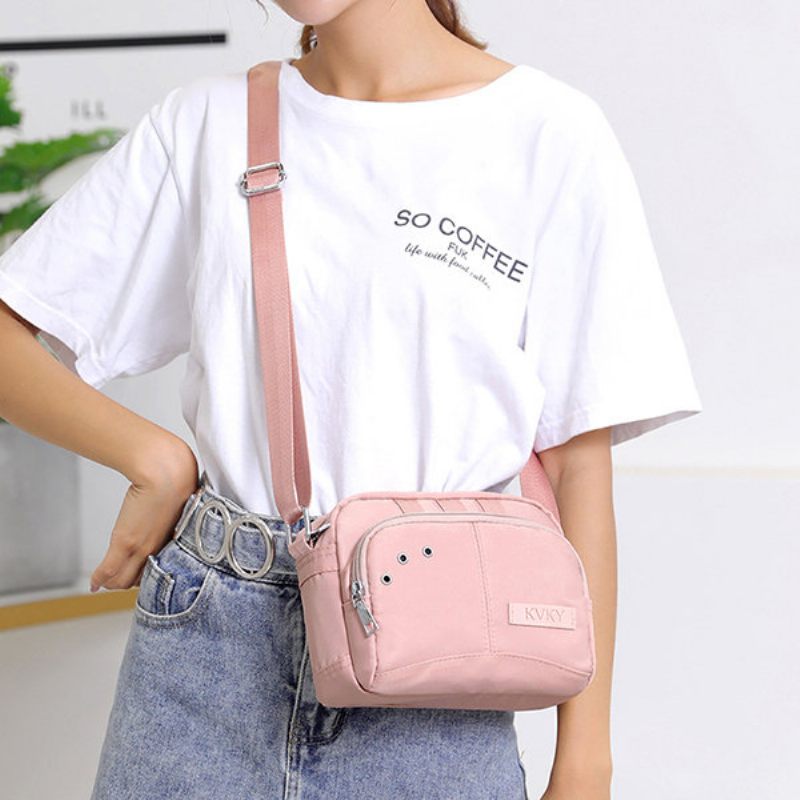 Női Vintage Canvas Alkalmi Nagy Kapacitású Crossbody Táskák Szabadidős Retro Válltáskák