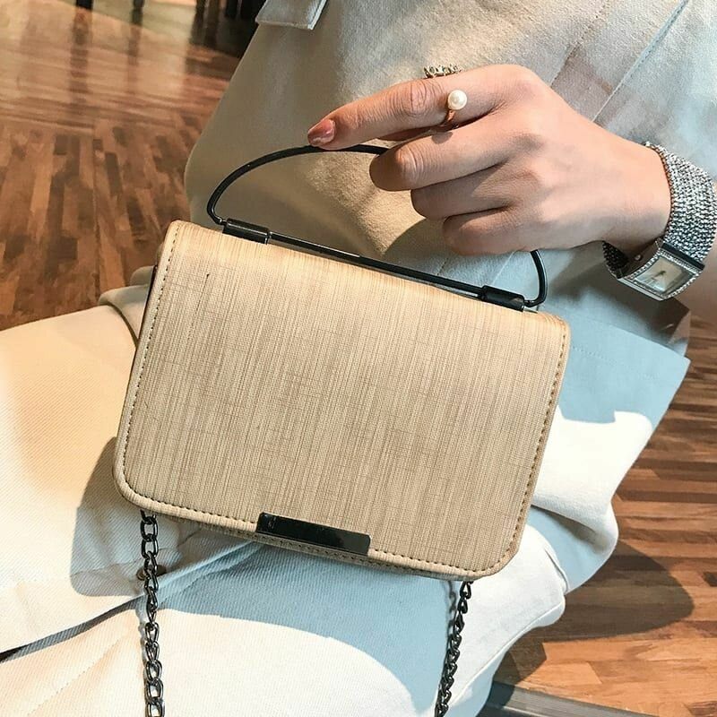 Női Vintage Pu Bőr Crossbody Bag Kézitáska