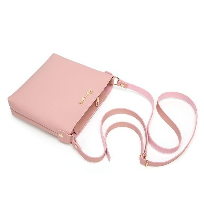 Női Vintage Pu Bőr Crossbody Táska Válltáska