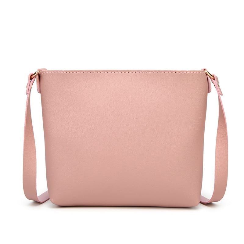 Női Vintage Pu Bőr Crossbody Táska Válltáska