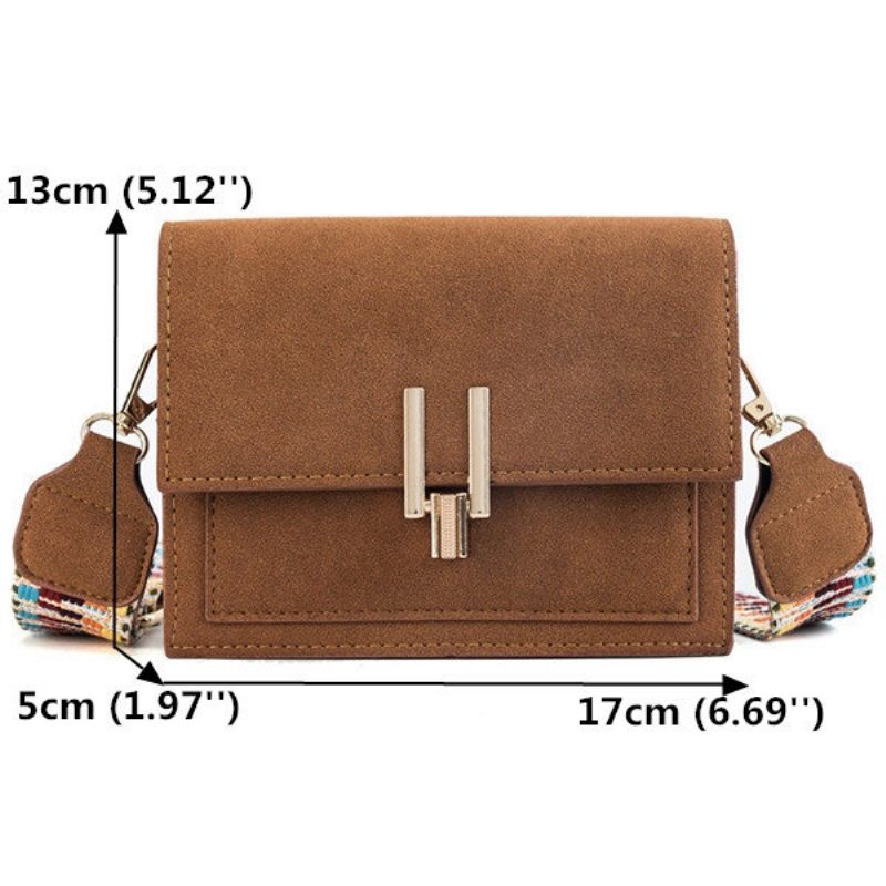 Női Vintage Scrub Válltáska Pu Bőr Alkalmi Crossbody Táska