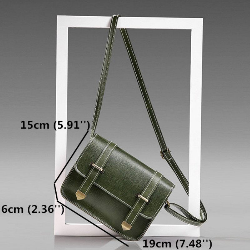 Női Vintage Solid Crossbody Bag Mini Telefontáska