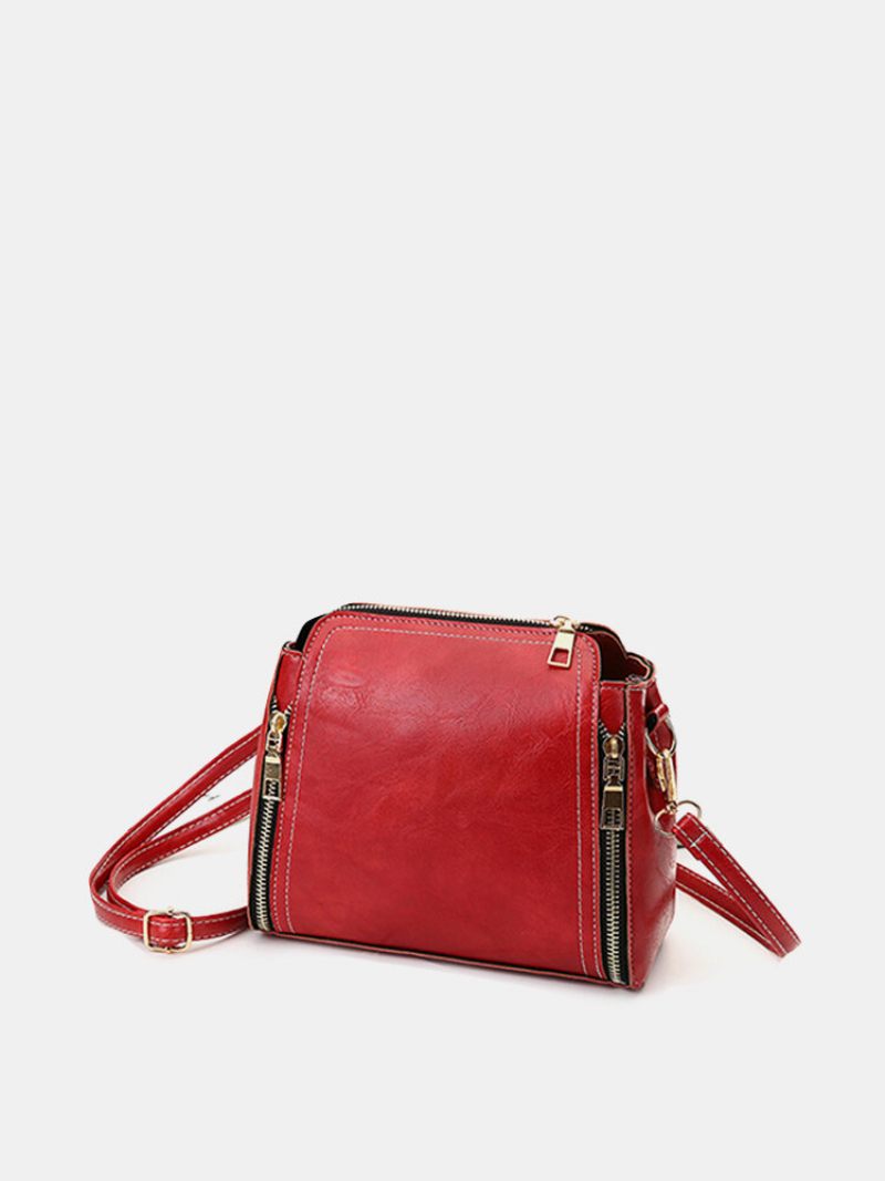 Női Vintage Stílusos Bucket Bag Válltáska Crossbody Bag