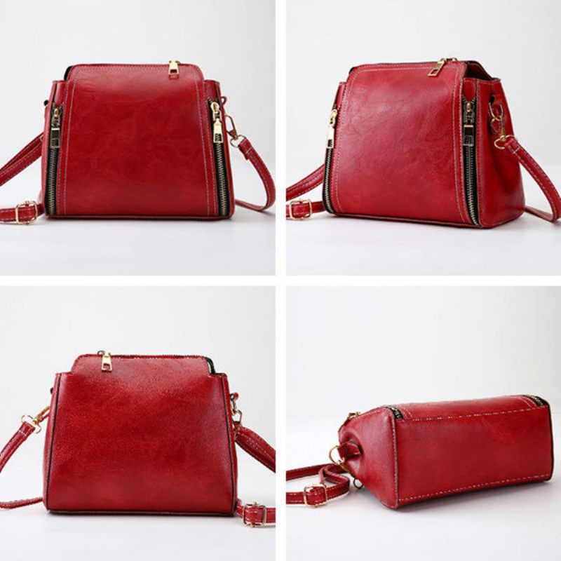 Női Vintage Stílusos Bucket Bag Válltáska Crossbody Bag