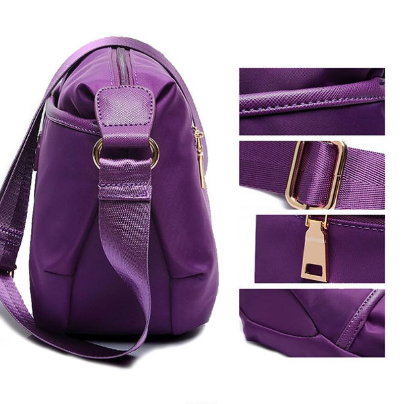 Nylon Bucket Bag Könnyű Vízálló Crossbody Bag Válltáska