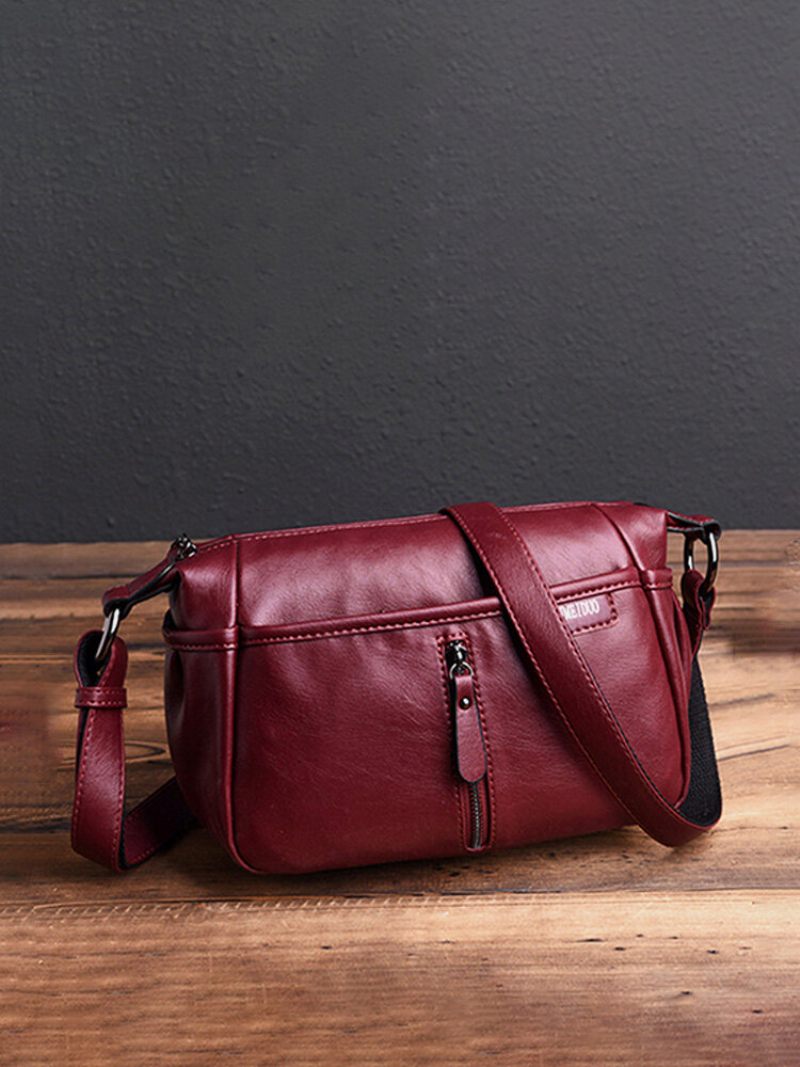 Retro Puha Műbőr Válltáskák Crossbody Táskák Nőknek