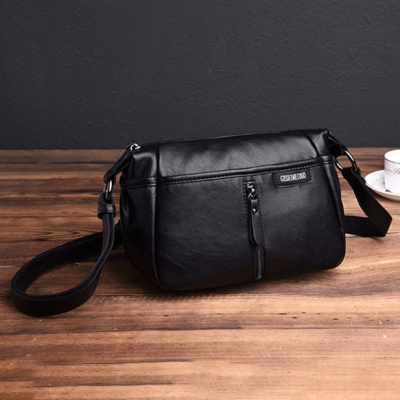 Retro Puha Műbőr Válltáskák Crossbody Táskák Nőknek