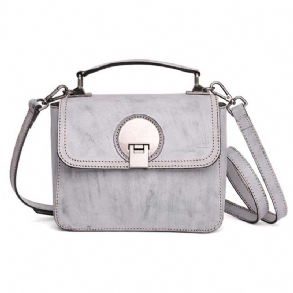 Slim Square Handbag Retro Fog Wax Bőr Kézitáska