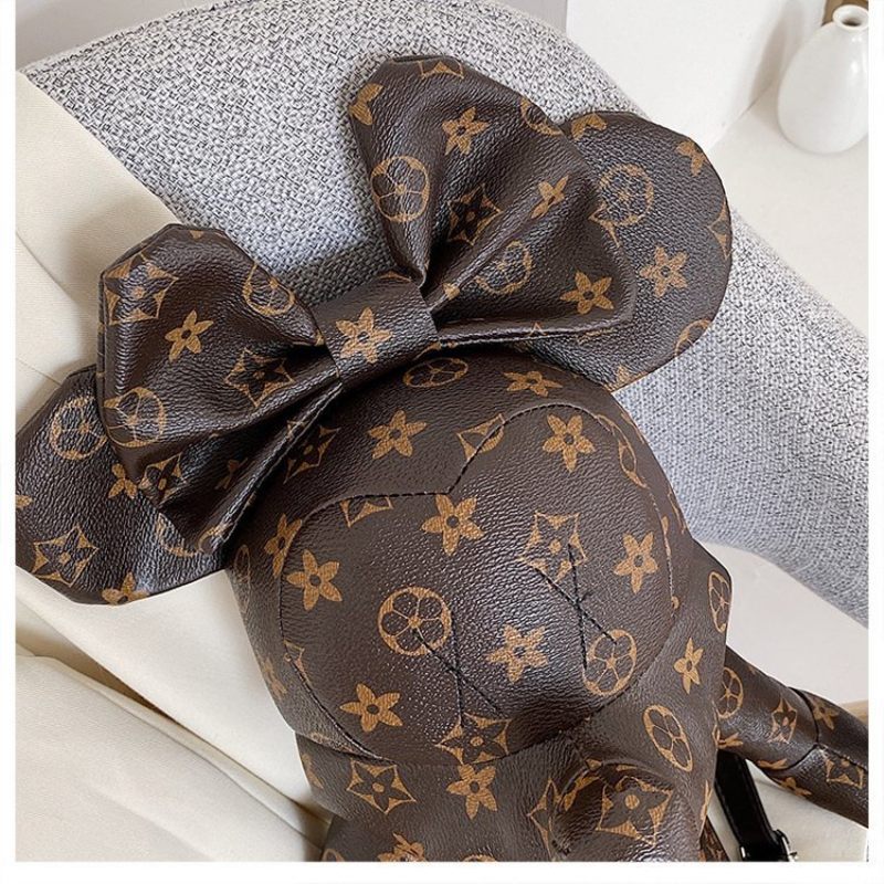 Sötét Minnie Mickey Crossbody Válltáska Divatos Hátizsák Rajzfilm Aranyos Állatmodell Gyerektáska